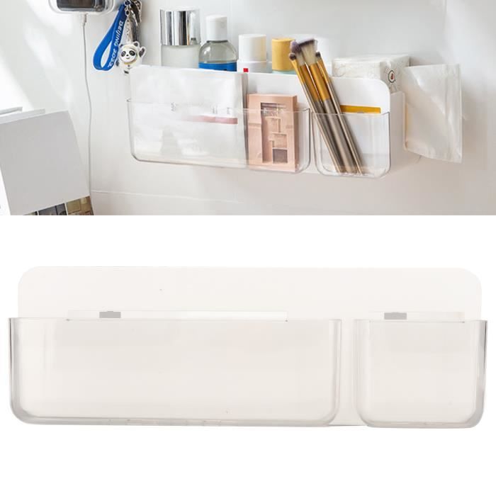 Support mural en fer vert pour accessoires de salle de bain sans perçage | Leroy Merlin