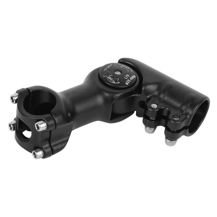 Tbest Potence de vélo réglable Noir Haute Qualité 6061 T6 Alliage D ...