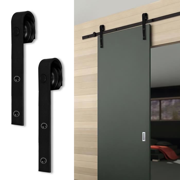 TolleTour Système porte coulissante Système de porte coulissante Kit de ferrure de porte