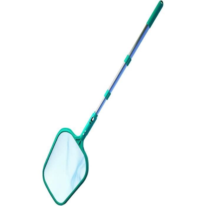Épuisette De Surface GRE RHSALN Pour Piscine | Filet Nettoyage Feuilles Et Débris | Aluminium Léger | Compatible Manche Télescopique
