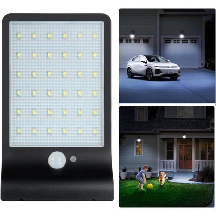 Lampes Solaires D'Extérieur 36 Led Étanches Sécurité Mouvement Activé ...
