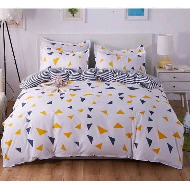 housse de couette jaune