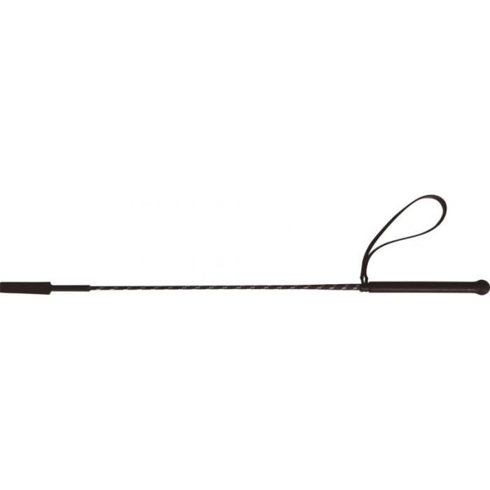Cravache équitation - fibre de verre recouverte nylon tressé Whip & Go -  noir - 65,5 cm - Cdiscount Sport