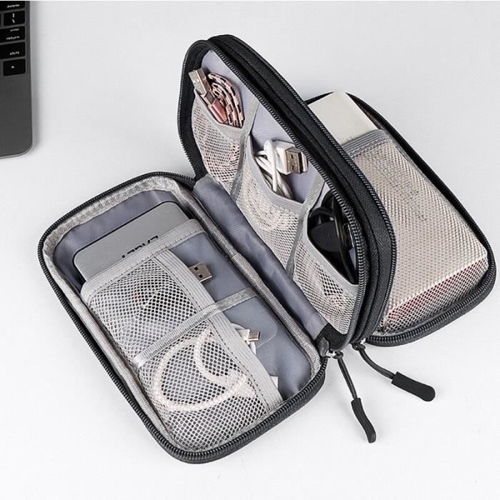 HA03840-Boîte De Rangement Pour écouteurs 11*7cm. Sac De Rangement Pour Câbles De Données