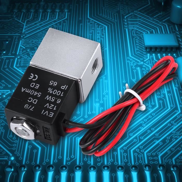 valve électro-pneumatique valve pneumatique 12V DC 1/8\