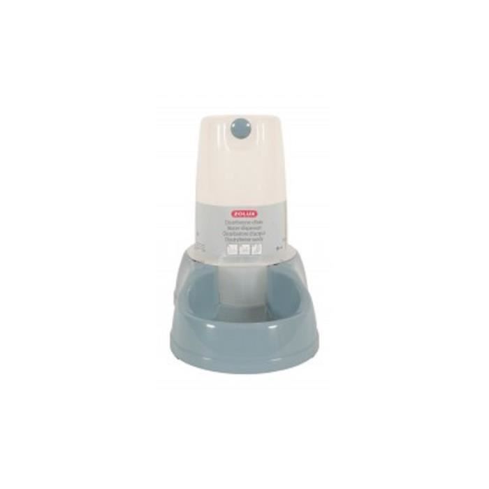 Distributeur deau - Antidérapant - Bleu acier - 15 litres - Pour chien - Intérieur
