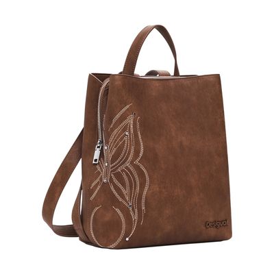 Sac à Dos Desigual Priori Sumy Beige Brut - Femme Neuf Avec étiquettes