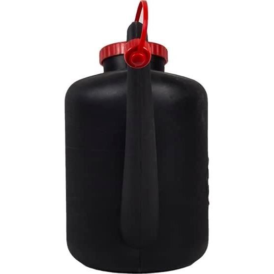 Bidon à Mazout EDA 11 Litres - Avec Filtre Et Bec Long - Double Poignée - Noir/Rouge