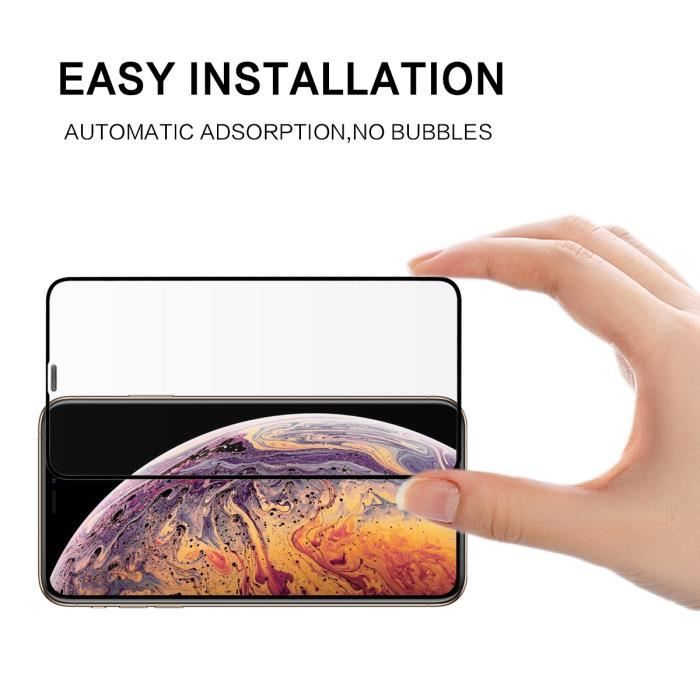 Coque Transparente + Verre Trempé Pour IPhone X/XS/XR/XS Max/6/7/8 Plus/SE 2020 - Neuf, Anti-choc, TPU
