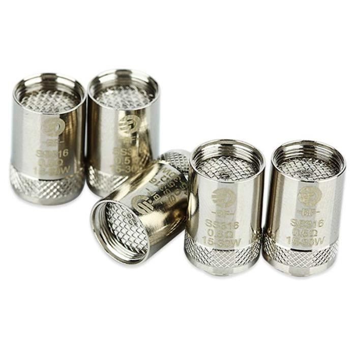 Pack 5 Joyetech BF Remplacer la bobine pour CUBIS / eGO AIO / Cuboid Mini  Tank Rsistance (SS316 0,6 ohm) - Cdiscount Au quotidien