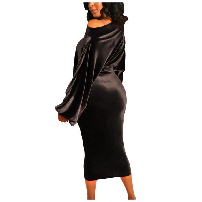 Robe daim soiree on sale