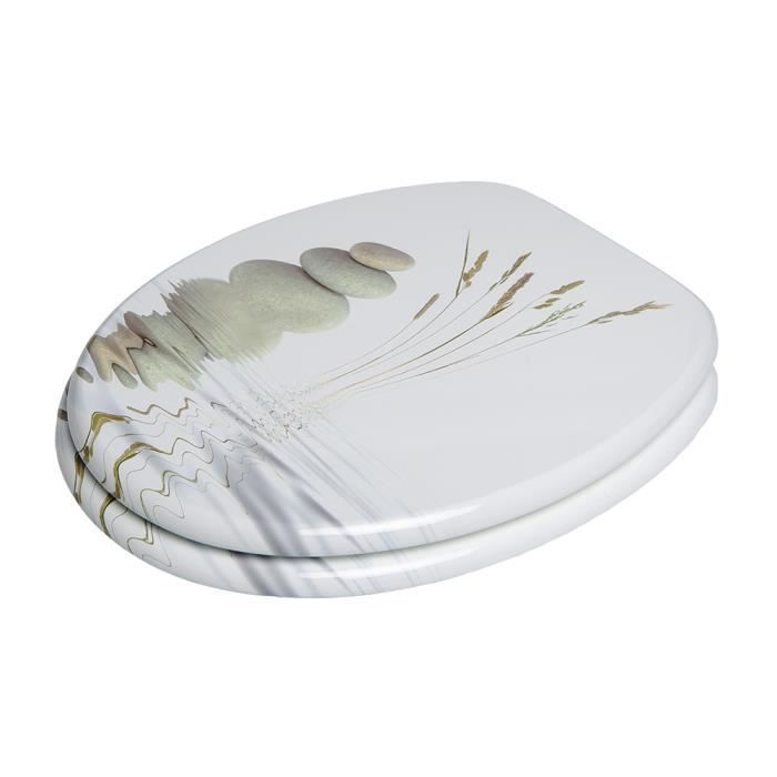 Abattant Wc Frein De Chute Soft Close Tortue - Finition De Haute Abattant Wc Original