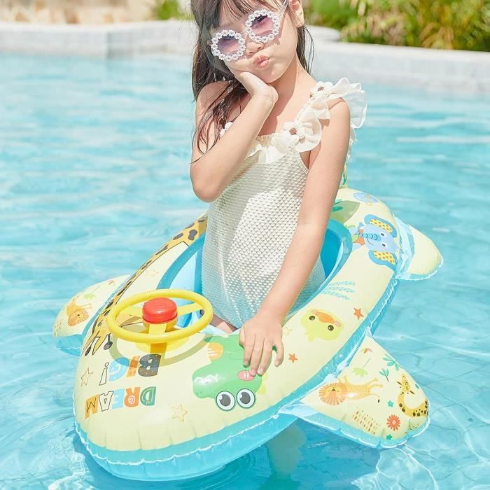 Feliciay Bodyboard Gonflable – Léger, Avec Poignées Antidérapantes, Pour Piscine Et Plage, Enfant Et Adulte, Bleu/rouge