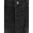 Bermudas en jean noir pour homme - Project X Paris - Fermeture boutons - 5 poches - Tendance-2