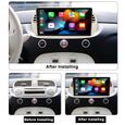 RoverOne® Autoradio GPS Bluetooth pour Fiat 500 Abarth 2007 - 2015 CarPlay Android Auto Stéréo Navigation WiFi Écran Tactile /-2