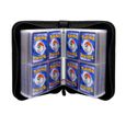 Cahier Range 400 Cartes - ZEMO - Jaune - Compatible pour cartes à collectionner Pokémon-2