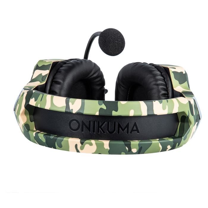 Casque Gaming camouflage, Casque Gaming Switch avec Micro Anti