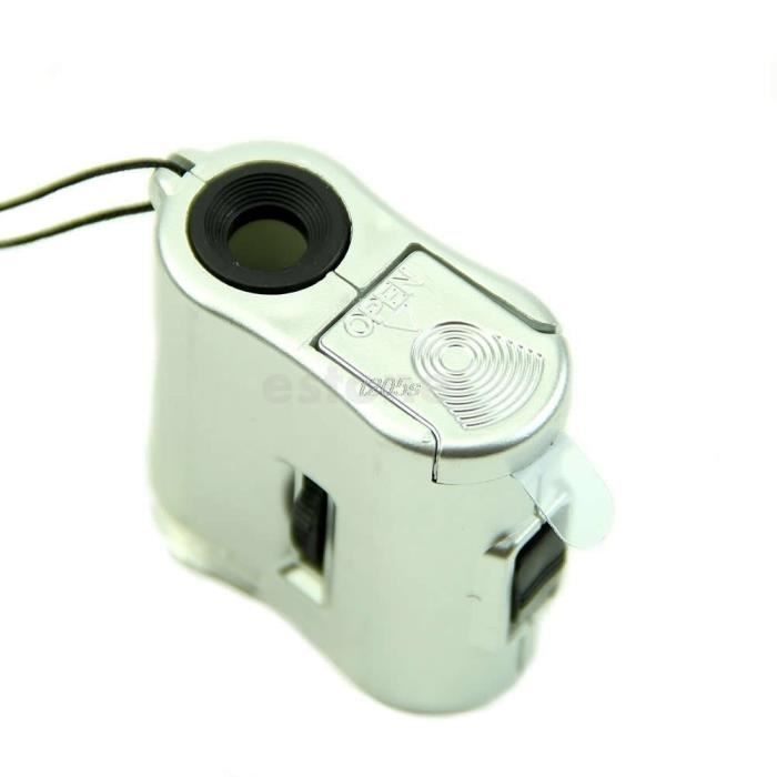Loupe de bijoutier avec lampe UV, grossissement 10x