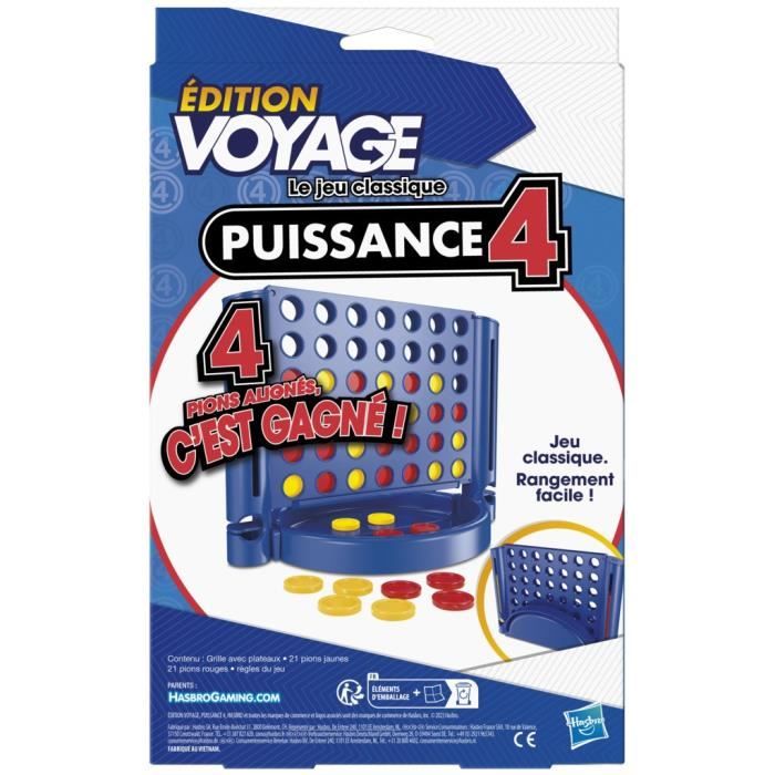 Puissance 4 Voyage, jeu de société de voyage pour 2 joueurs, jeu de ...