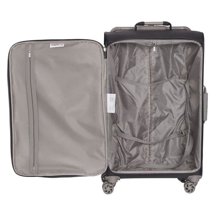 It luggage World s Lightest New York 8 Wheel Super Lightweight Suitcase Medium Valise 70 cm 56
