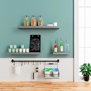 Planche Murale En Chêne Massif Naturel – Bord D'arbre Brut Avec étagère Réglable – Déco Design