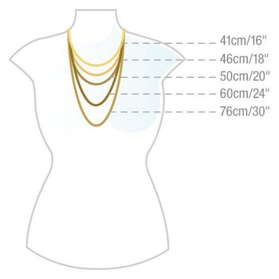 Or 9 Carat Carissima Gold Collier Maille Gourmette 375//1000