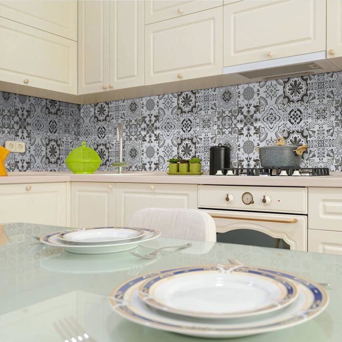 Autocollant Carrelage Style Phare Maritime - Décor Salle De Bain & Cuisine, Vinyle PVC, Sur Mesure