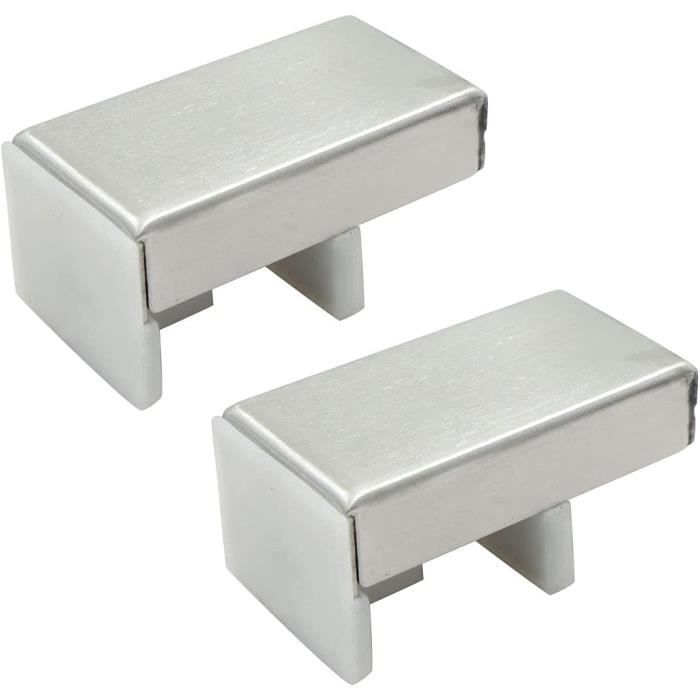 Lot De 2 Verrous Pour Porte-fenêtre Coulissante – Avec 2 Clés – Dimensions 50x45mm – Sécurité Patio