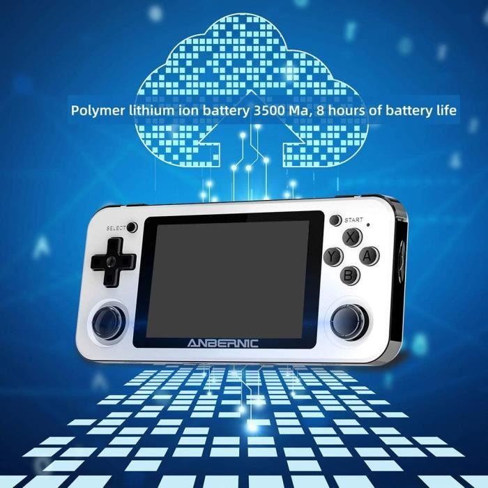 Console De Jeux Portable Rétro Avec 400 Jeux - Écran IPS 3.5 Pouces, Batterie 1200mAh, Cadeau Enfants/Adultes