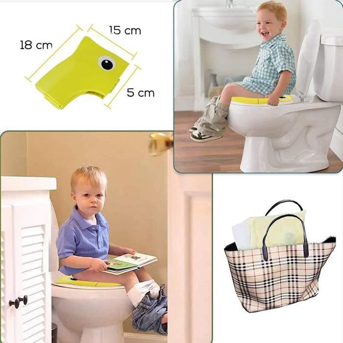 Pejoye Bébé Réducteur de Toilette, Siège Toilette Pliable Enfants