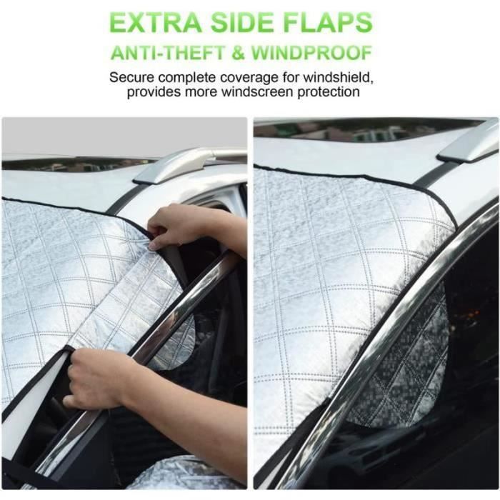 Film anti-gel pour pare-brise de voiture - 100 ml - Protection de voiture  pour l'extérieur (gris, taille unique) : : Auto et Moto