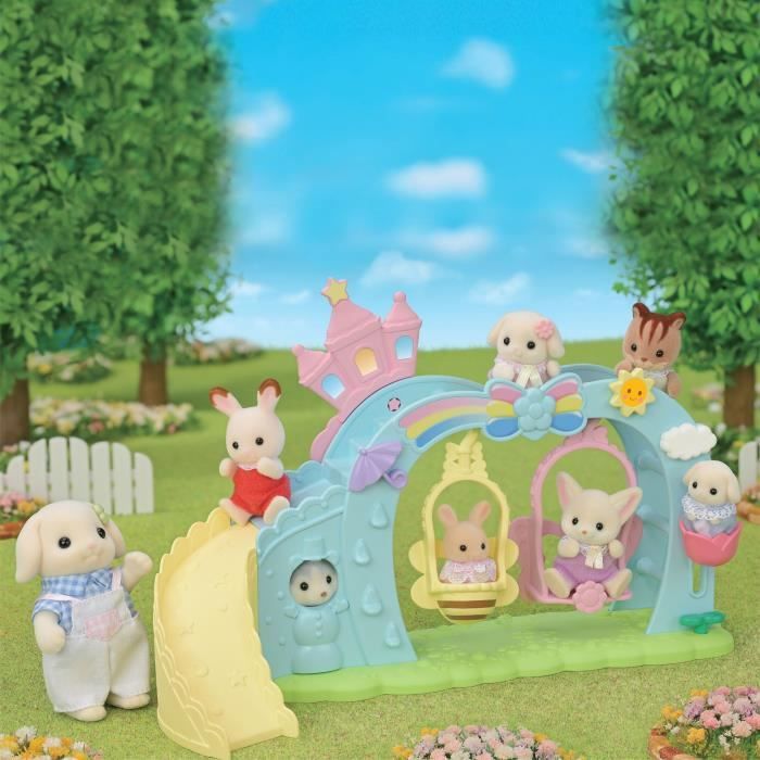 Le duo des bébés en habits de pluie - Sylvanian Families - 5748 - Jeux - Jouets