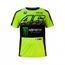 Valentino Rossi VR46 Moto GP Race WLF Noir T-shirt Officiel 2018