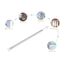 Kinlo Barre De Rideau De Douche A Tension 90 A 160 Cm En Acier