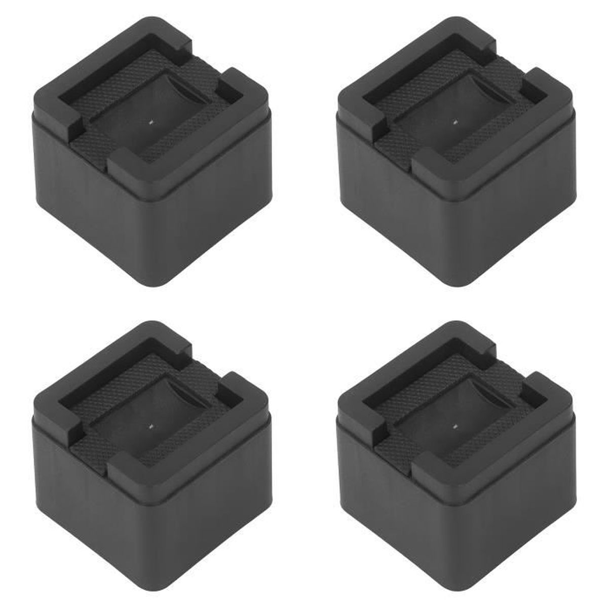 Lot De 4 Coussins Rehausseurs De Siège Pour Spa/jacuzzi - Avec Ventouses, En PVC Résistant à La Chaleur - 47x37x15 Cm