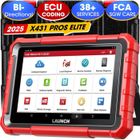 LAUNCH X431 PROS Elite Outil de Diagnostic Auto avec CANFD DOIP Bidirectionnel Codage ECU Valise Diagnostic OBD2 Scanner en