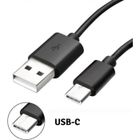 Câble USB-C Noir pour Huawei HONOR 8-9-10-PLAY-VIEW10 - Phonillico® - 1m