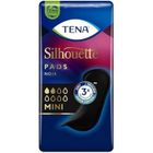 Protection anatomique - TENA - Silhouette Pads Mini - 1 paquet de 18 - Fuites urinaires légères - Femme