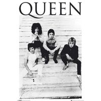 Affiche noir & blanc de Queen (brazil 81) (Dimensions : 61 x 91.5cm   )