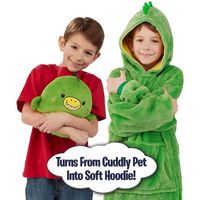 Huggle Pets Sweat à capuche enfants avec grande poche, jouet peluche, Taille unique pour garçons et filles à partir de 3 ans