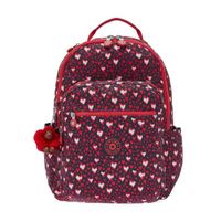 kipling Back To School Print Seoul Large Backpack L Heart Festival [134823] -  sac à dos sac a dos