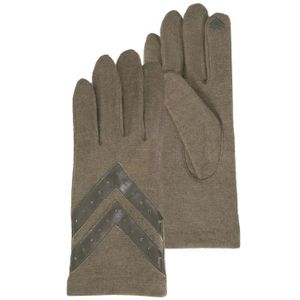 Isotoner Gants tactiles, résistants à l'eau, agréables gris chiné femme gris chiné
