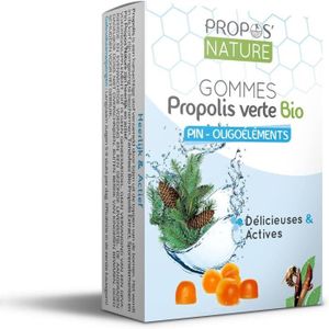 GOMME Propolis - Gommes Verte Bio Oligoéléments & Pin 45