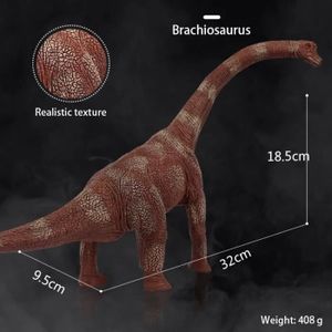 FIGURINE - PERSONNAGE Brachiosaure Brun - TFAMI – Mini figurines de dino
