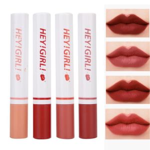 ROUGE A LÈVRES 4pcs/set ensemble de rouge à lèvres forme de cigarette mat longue durée sans décoloration maquillage pour les lèvres