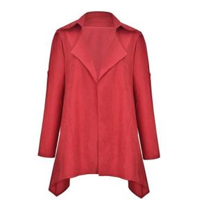 Veste manches 3/4, crêpe fluide