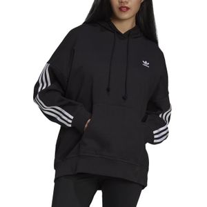 SWEATSHIRT Adidas Sweat à Capuche pour Femme Adicolor Classics Oversize Noir H37799