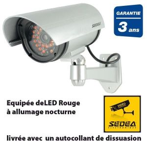ALARME FACTICE SEDEA Caméra de surveillance factice