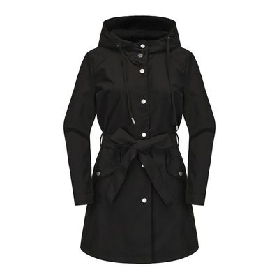 Trench Coat Femme Long Classique - Manteau Coupe-vent élégant Avec Ceinture Et Poches - Automne, Printemps, Voyages
