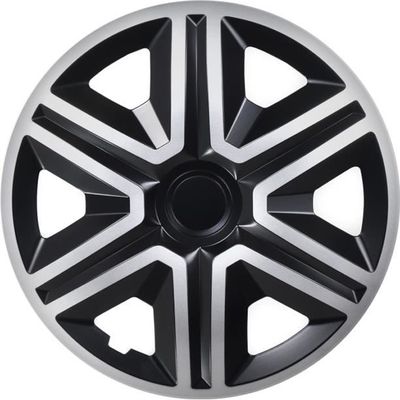 4 Enjoliveurs Roue Noir Rouge 13 Pouces STIG NRM - Jeu Complet Pour Jantes 13"